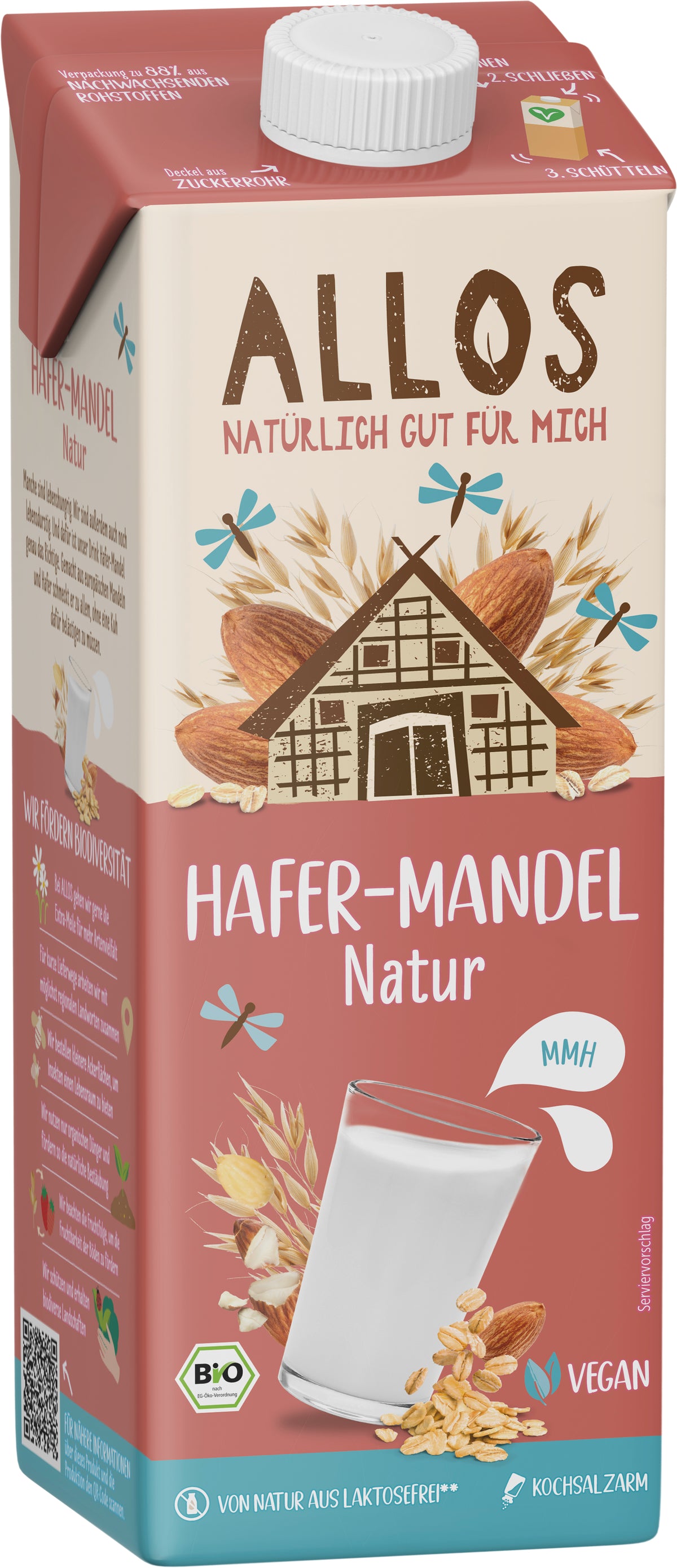Hafer Mandel Drink ungesüßt 1 l