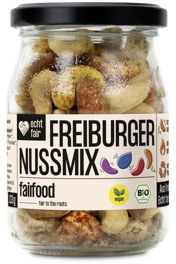 Freiburger Nussmix geröstet & bunt gewürzt 133 g