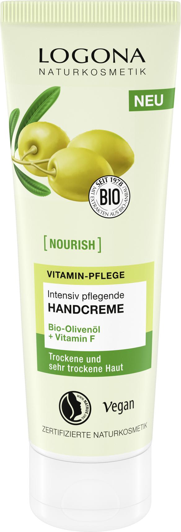 Handcreme intensiv mit Bio-Olivenöl & Vitamin F un 75 ml