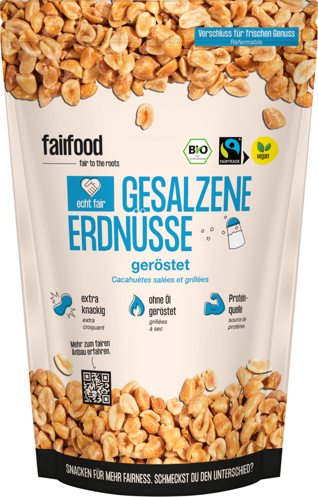 Erdnüsse geröstet & gesalzen 125 g