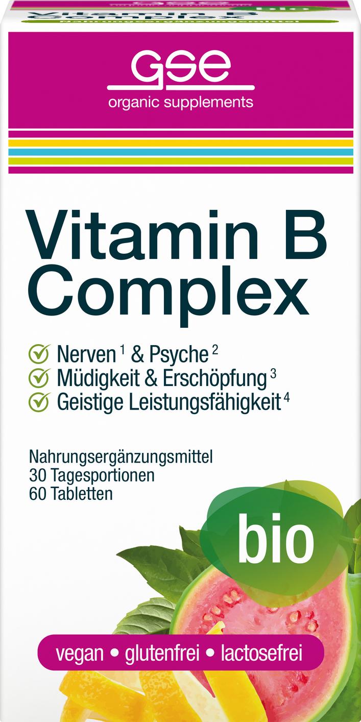 Vitamin B Complex Tabletten ? 500 mg 60 Stk