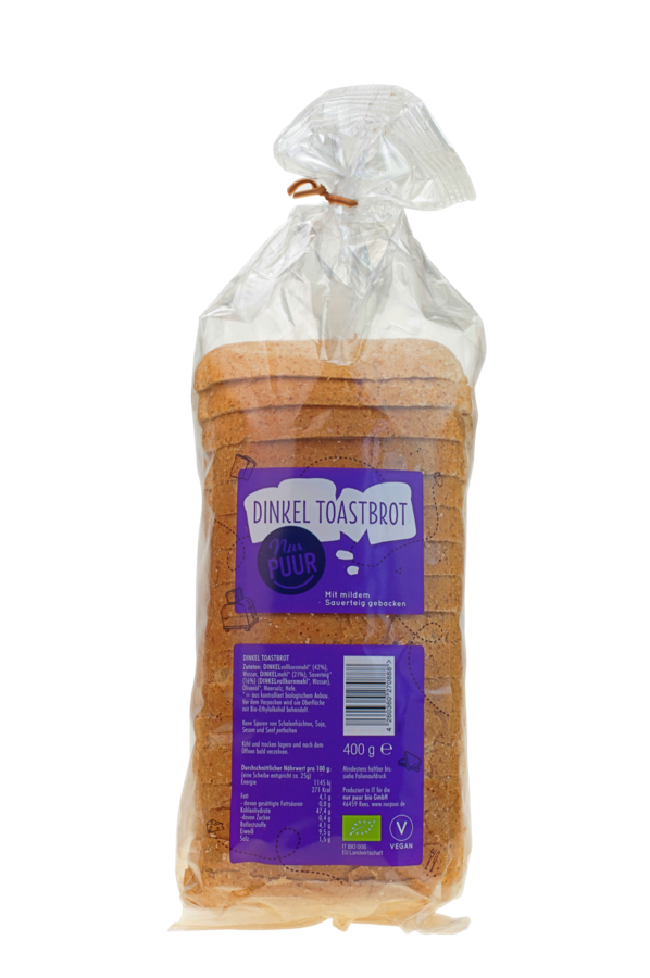 Dinkel Toastbrot 400 g