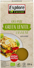Lasagne aus grünen Linsen 250 g