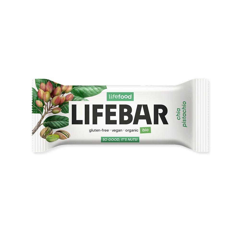 Lifebar Chia Pistachio Superfood-Riegel 40 g