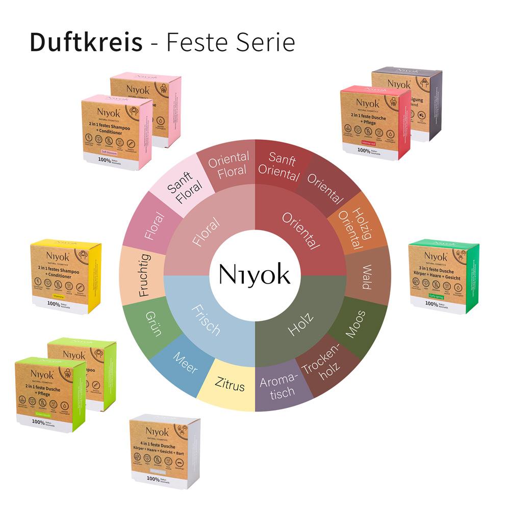 3in1 feste Dusche Körper-Haare-Gesicht 80 g