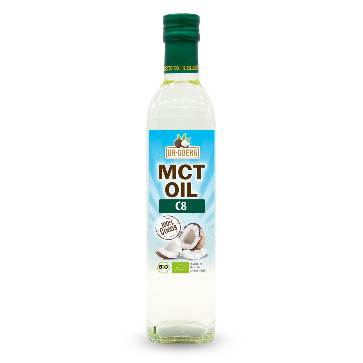 Premium MCT-Öl C8 aus Kokosöl 500 ml