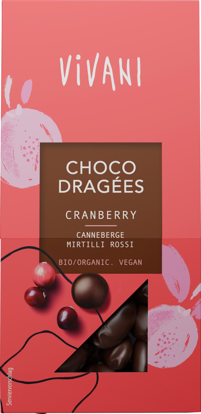 Choco Dragées Cranberry 75 g