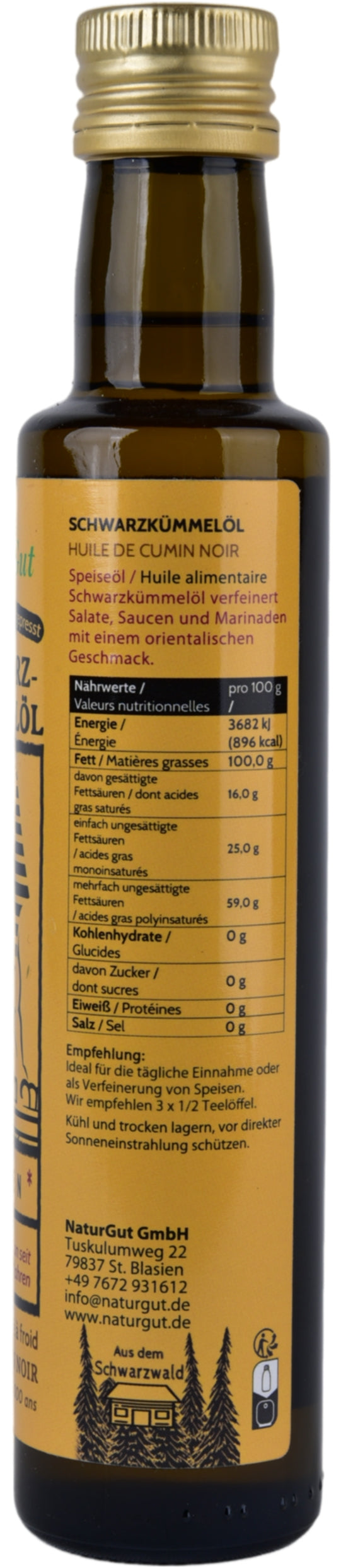 Schwarzkümmelöl 250 ml