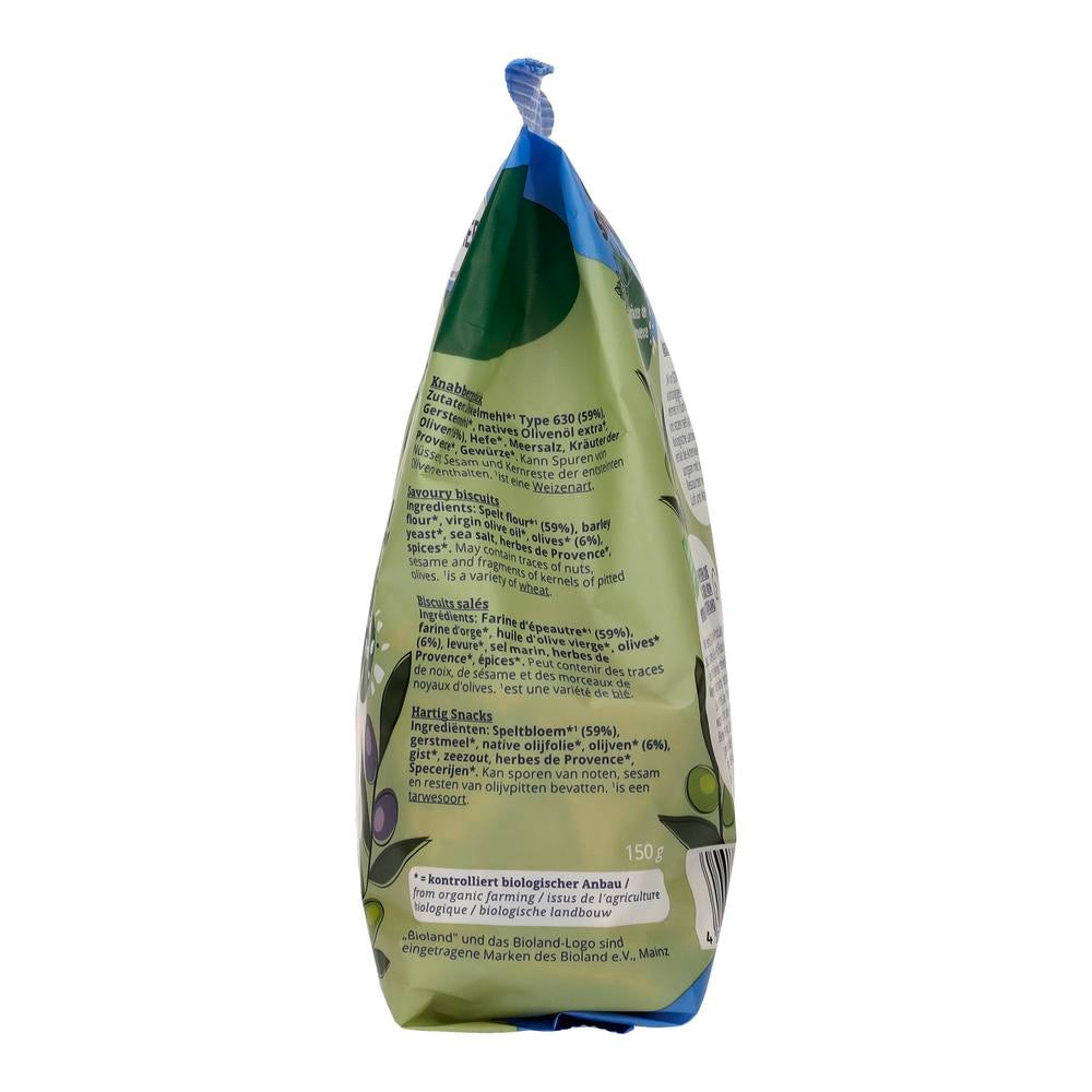 Oliven-Snacks Kräuter der Provence Dinkel 150 g