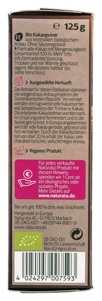 Edelkakao schwach entölt 20-22% Kakaobutter 125 g