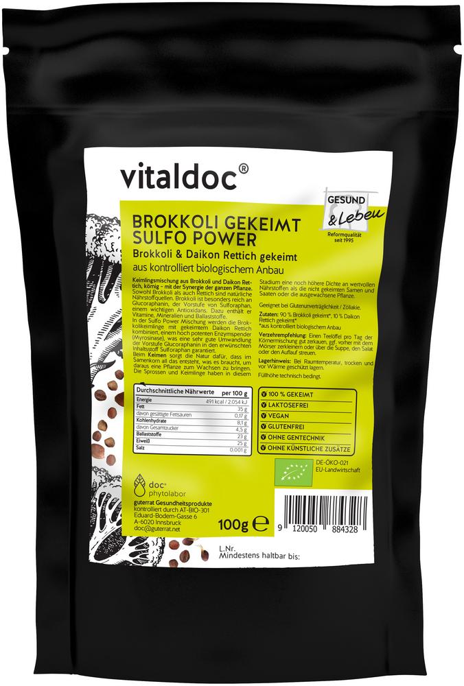 Broccoli gekeimt ganz Sulfo Power 100 g