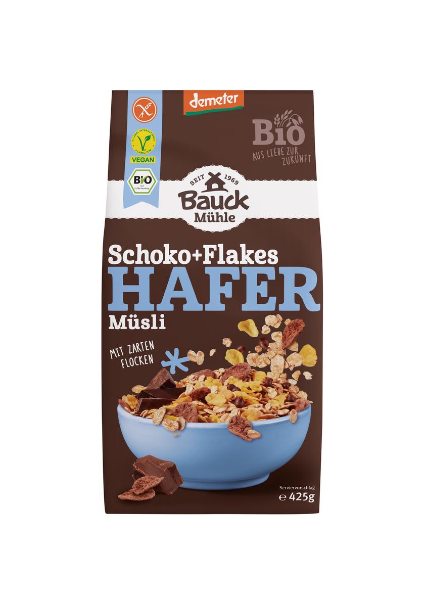 Hafer Müsli Schoko+Flakes demeter 425 g