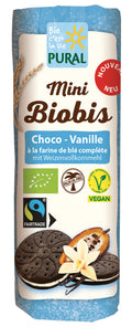 Mini Biobis Choco-Vanille Weizen Kakao Doppelkeks 85 g