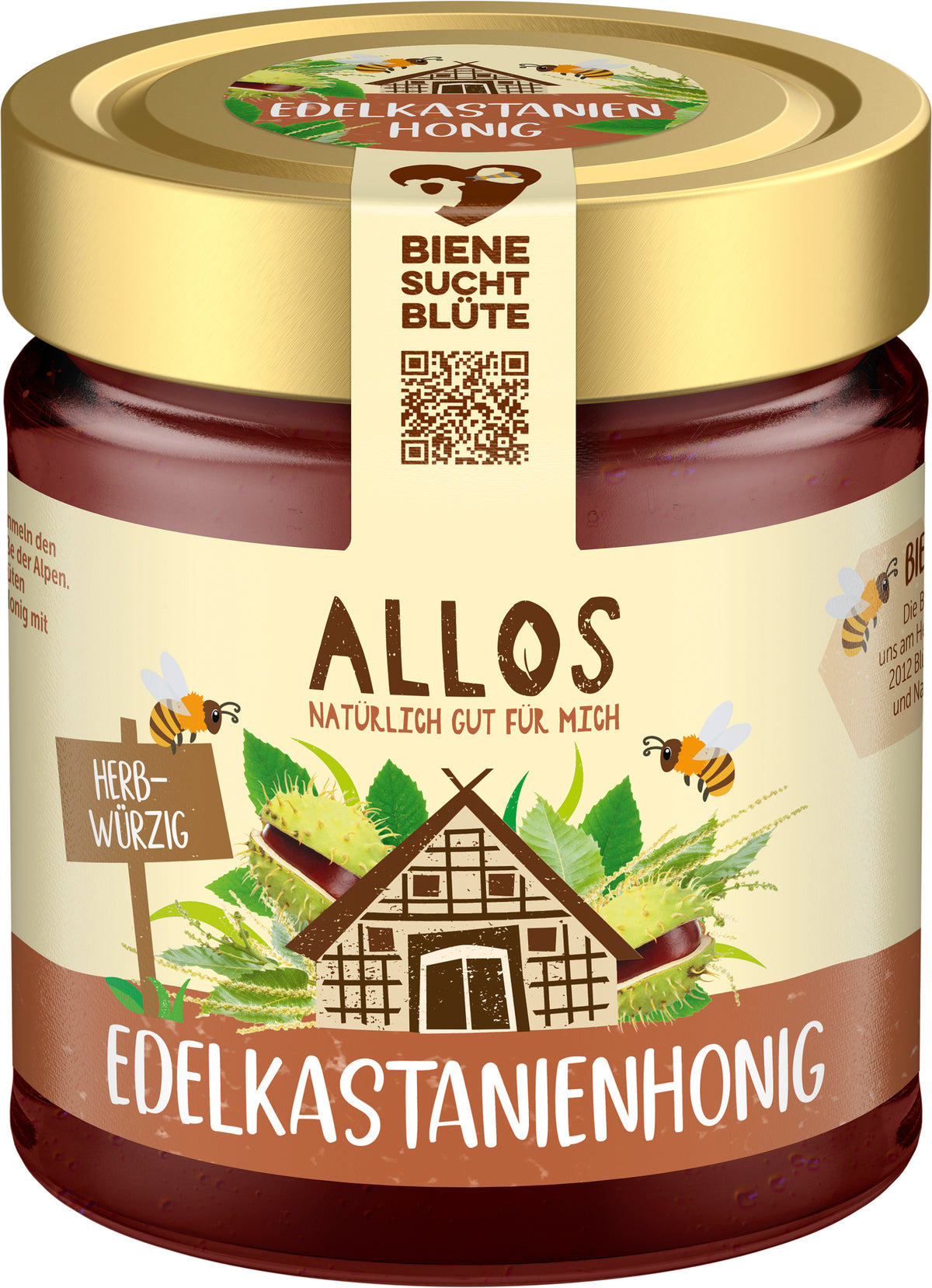 Edelkastanienhonig - aus Italien 500 g