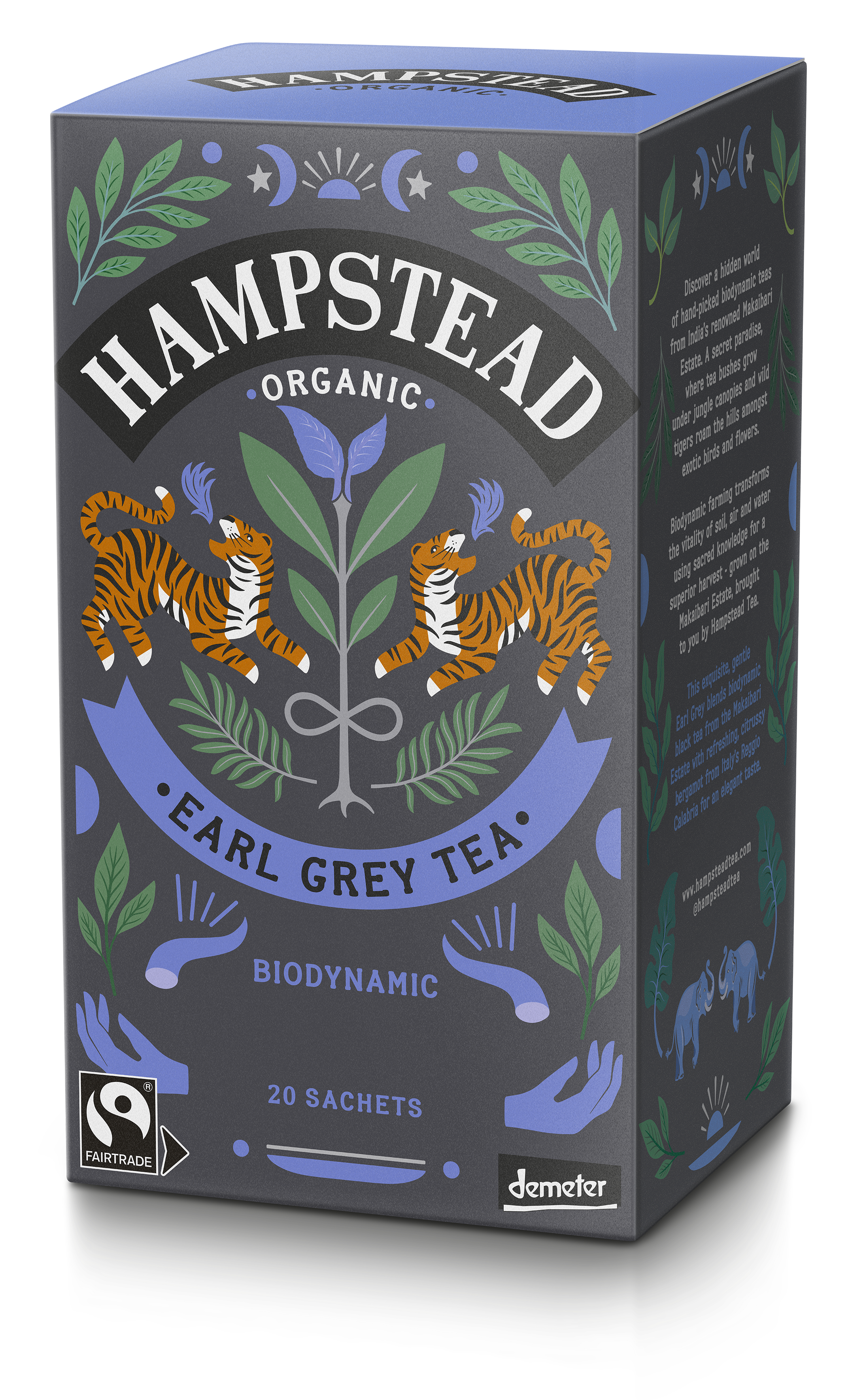 Earl Grey Schwarzteebeutel demeter 20 Stk