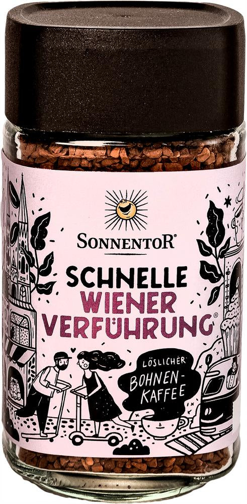 Schnelle Wiener Verführung Kaffee Instant im Glas 100 g
