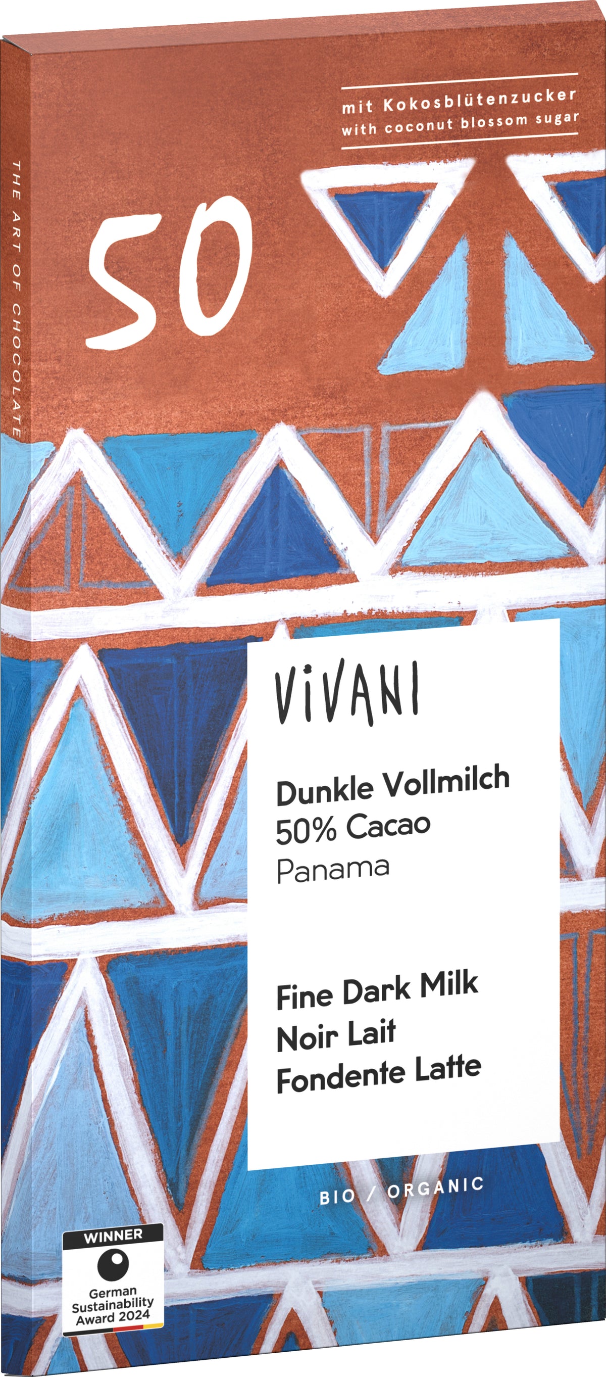 Dunkle Vollmilch 50% Cacao Panama 80 g