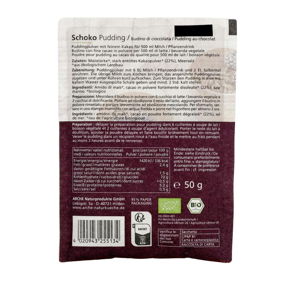 Schoko Pudding 50 g