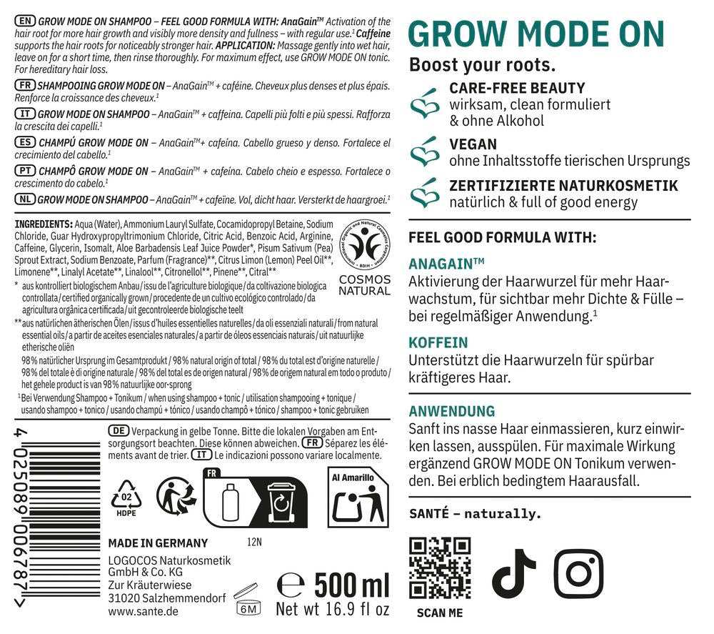 Grow Mode On Shampoo 500 ml