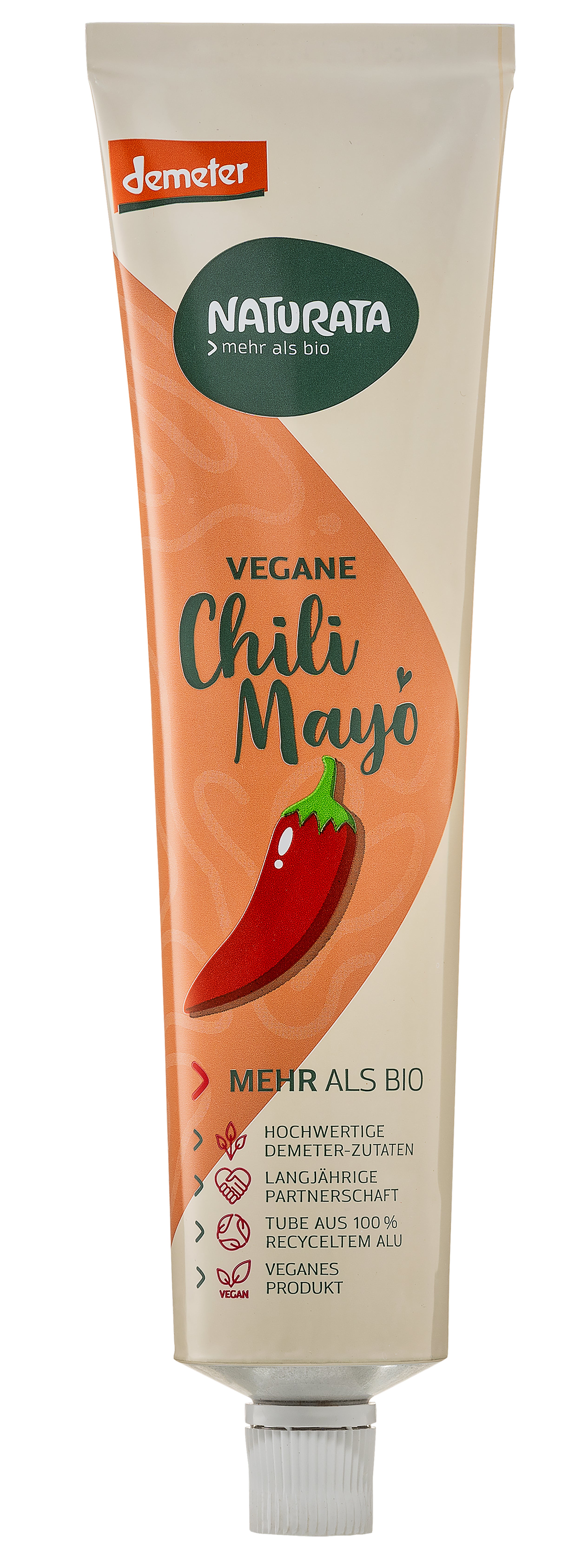 Vegane Chili Mayo demeter in der Tube 185 ml