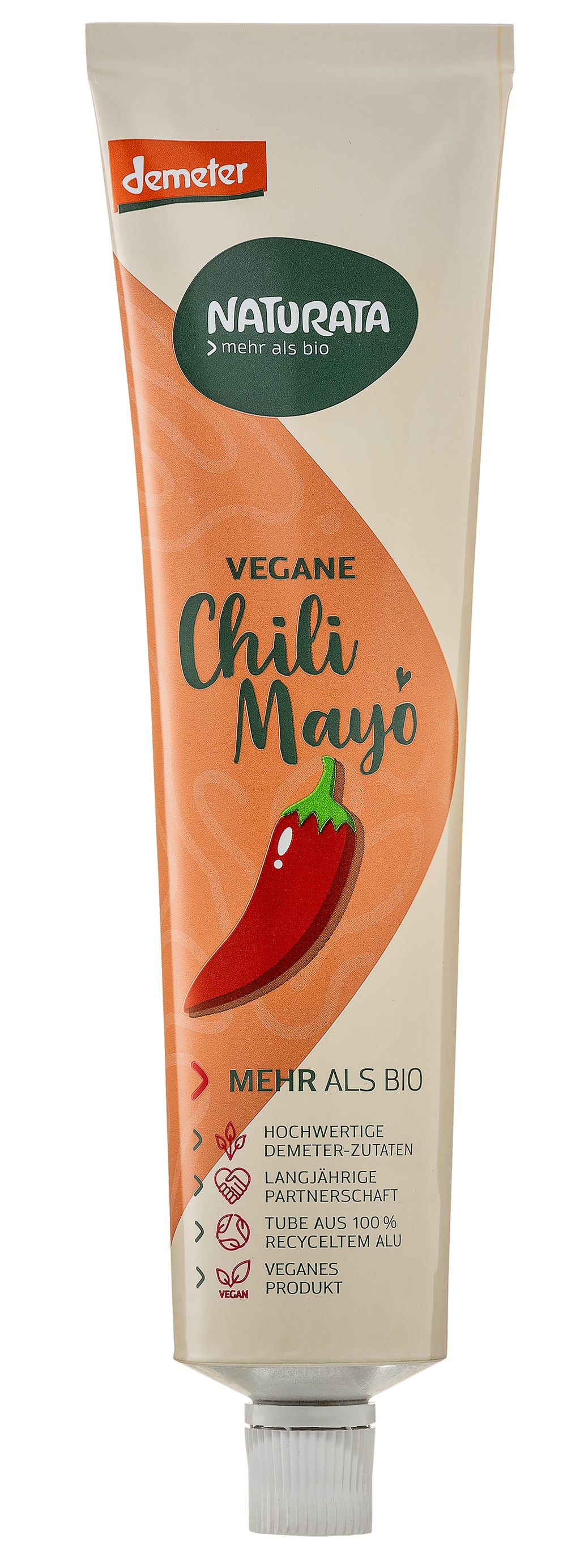 Vegane Chili Mayo demeter in der Tube 185 ml