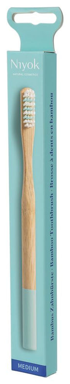 Bambuszahnbürste adult medium türkis 1 Stk