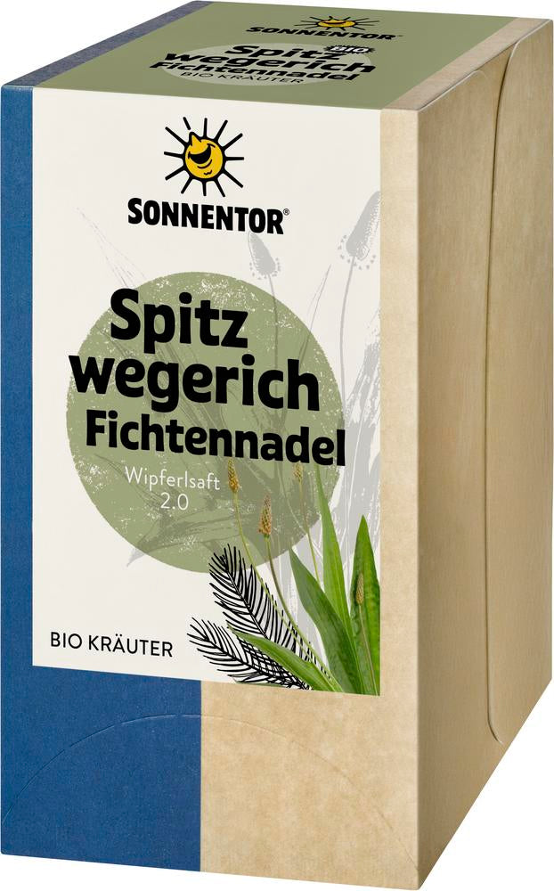 Spitzwegerich-Fichtennadel Tee Doppelkammerbeutel 23,4 g