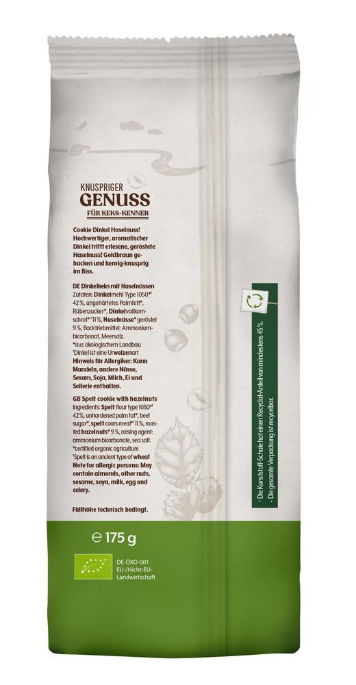 Cookie Dinkel Haselnuss 175 g