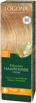 Pflanzen Haarfarbe Creme 200 kupferblond 150 ml