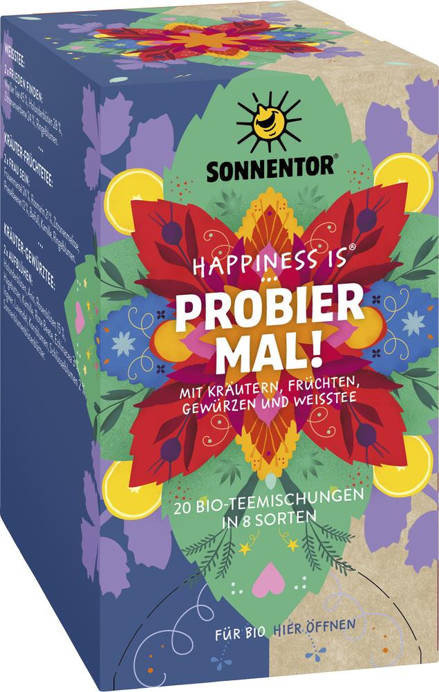 Happiness is® Probier mal! Teemischungen 12 Sorten 31,4 g