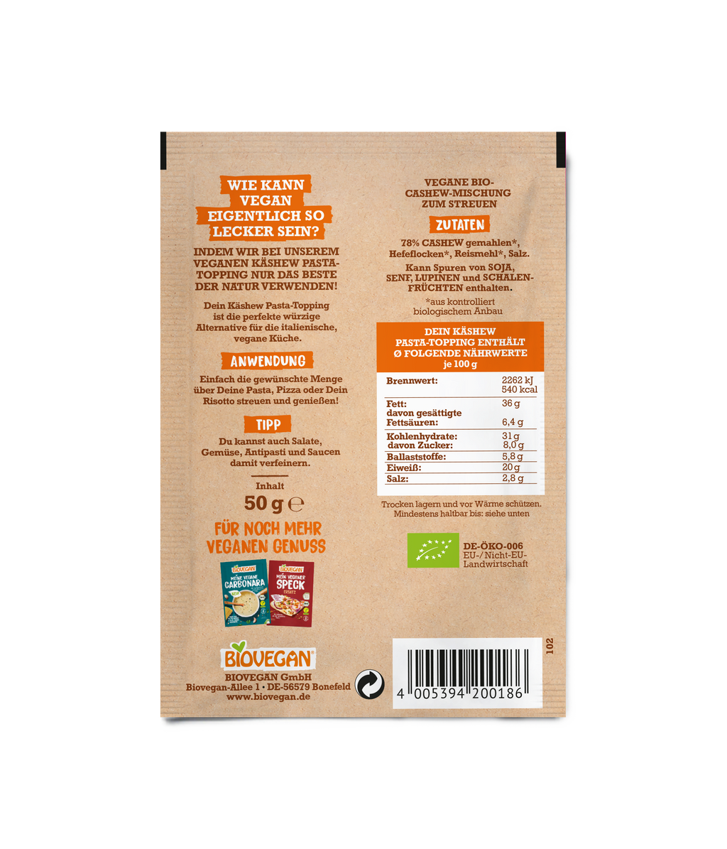 Mein Pasta Topping klassisch 50 g