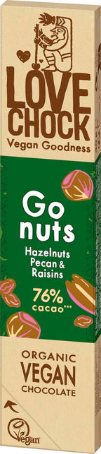 Go Nuts Hazelnuts&Pecan&Raisins Riegel 40 g