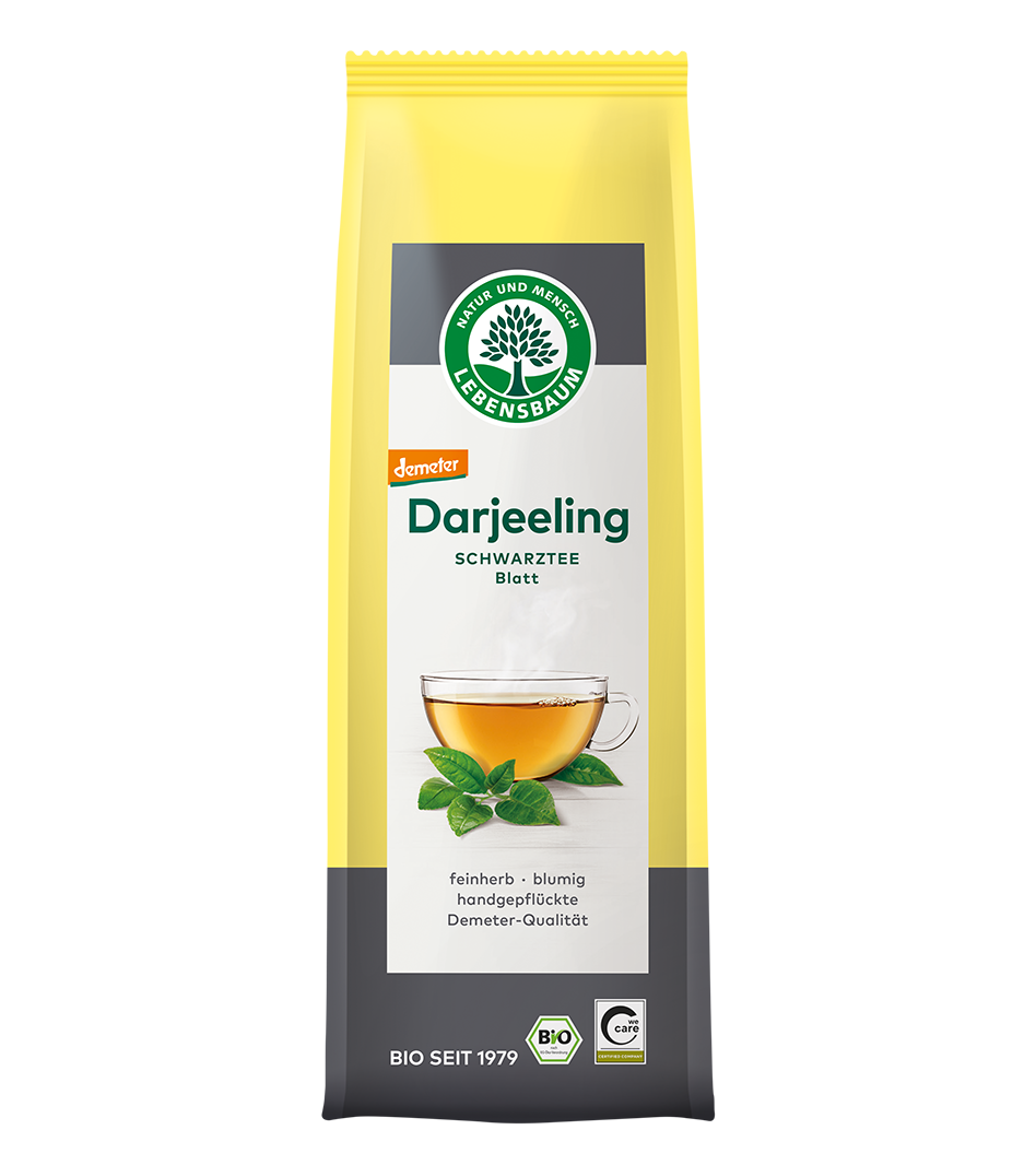 Darjeeling Schwarztee Blatt demeter 75 g