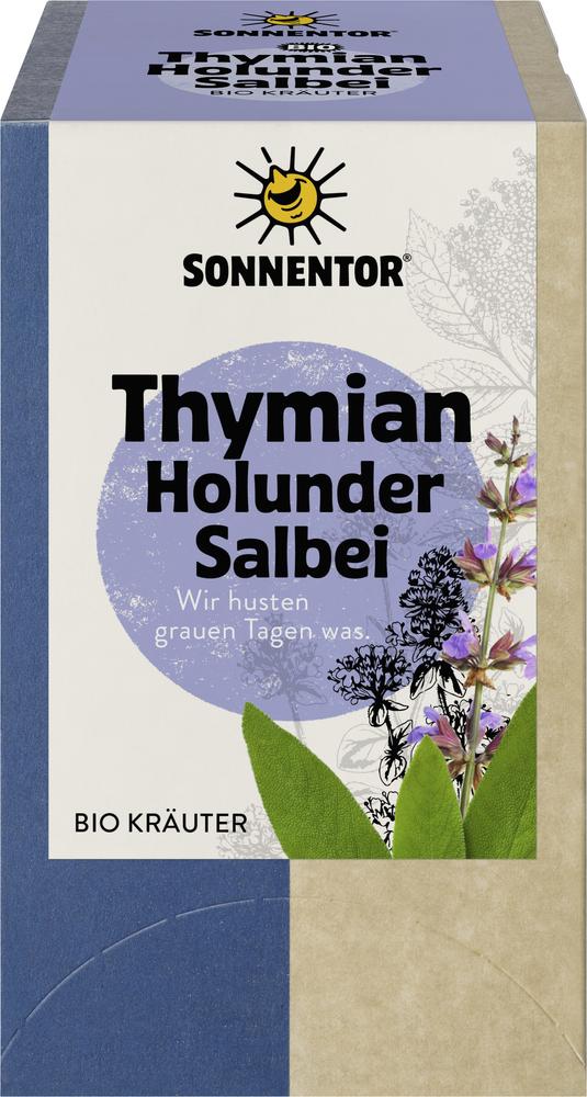 Thymian-Holunder-Salbei Tee Doppelkammerbeutel 23,4 g