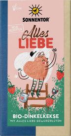 Alles Liebe Dinkel-Kekse mit Erdbeeren 125 g