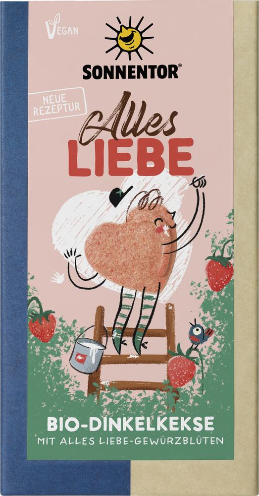 Alles Liebe Dinkel-Kekse mit Erdbeeren 125 g