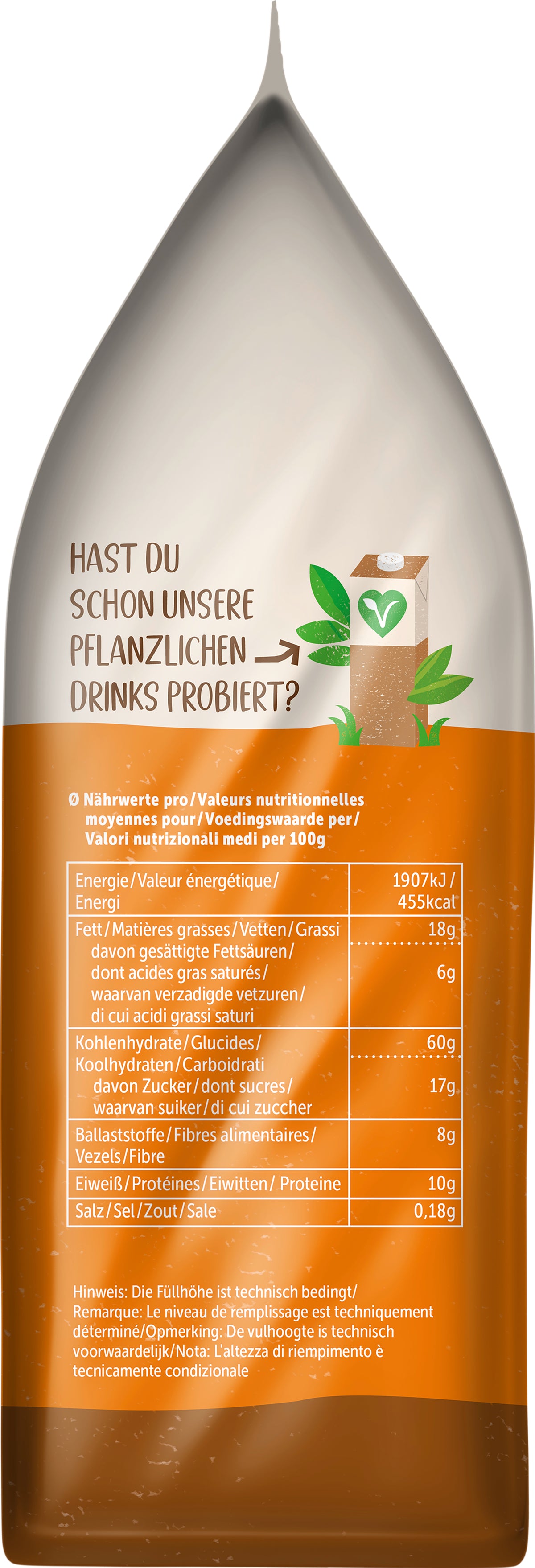 Gebackenes Crunchy Schoko 375 g