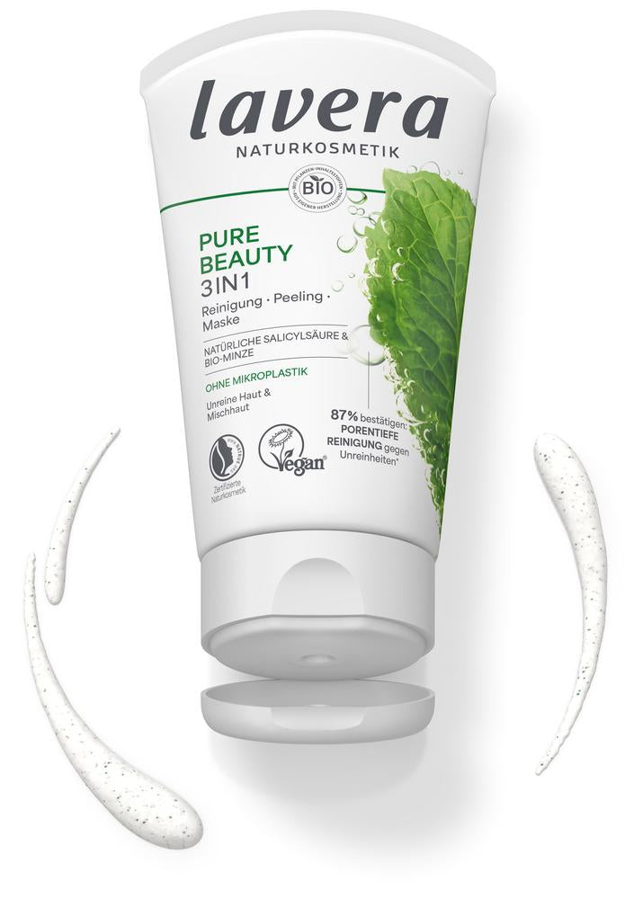 Pure Beauty 3in1 Reinigung Peeling Maske 125 ml