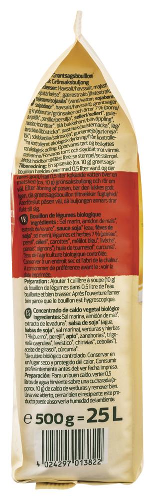 Gemüsebrühe mit Bio-Hefe NFB 500 g