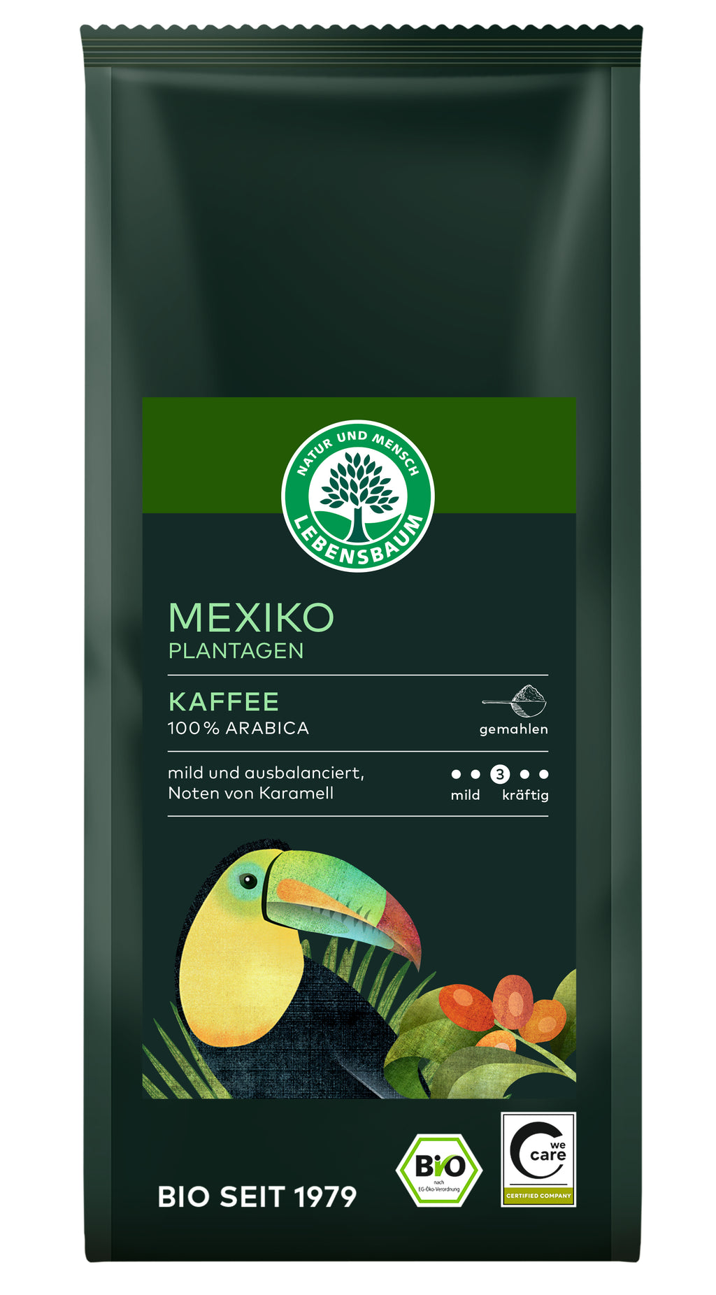 Mexiko Plantagen-Kaffee gemahlen demeter 250 g