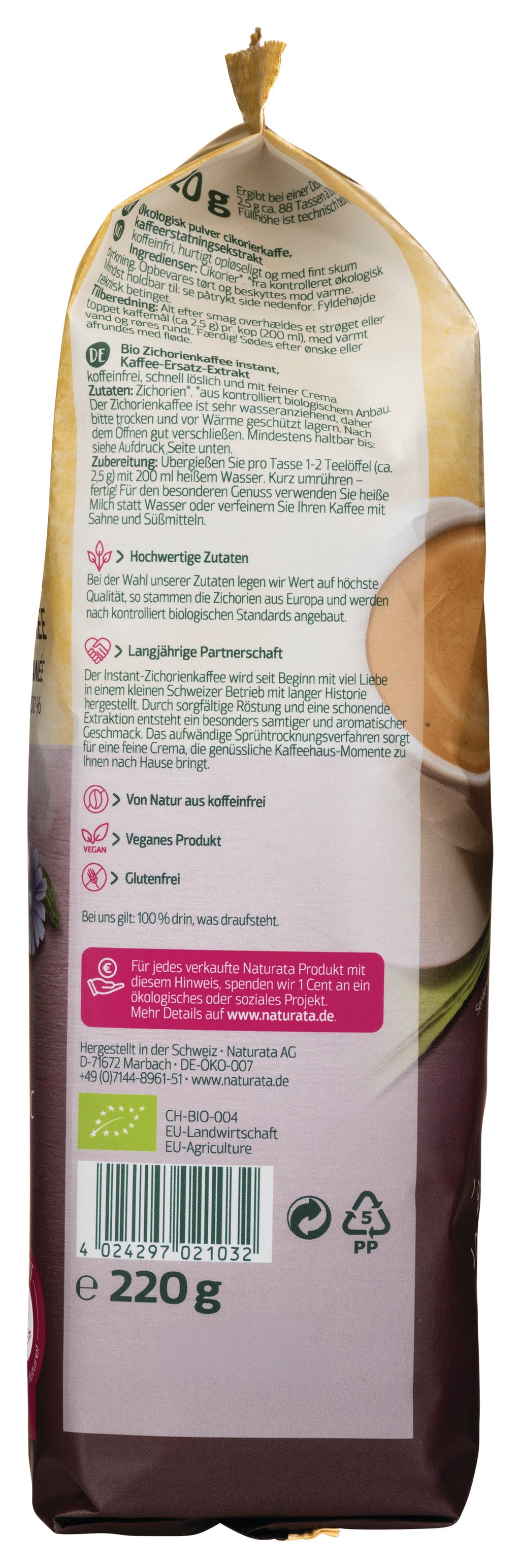 Zichorienkaffee instant NFB 220 g