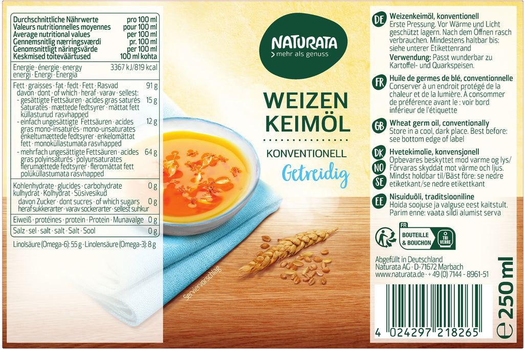 Weizenkeimöl 250 ml