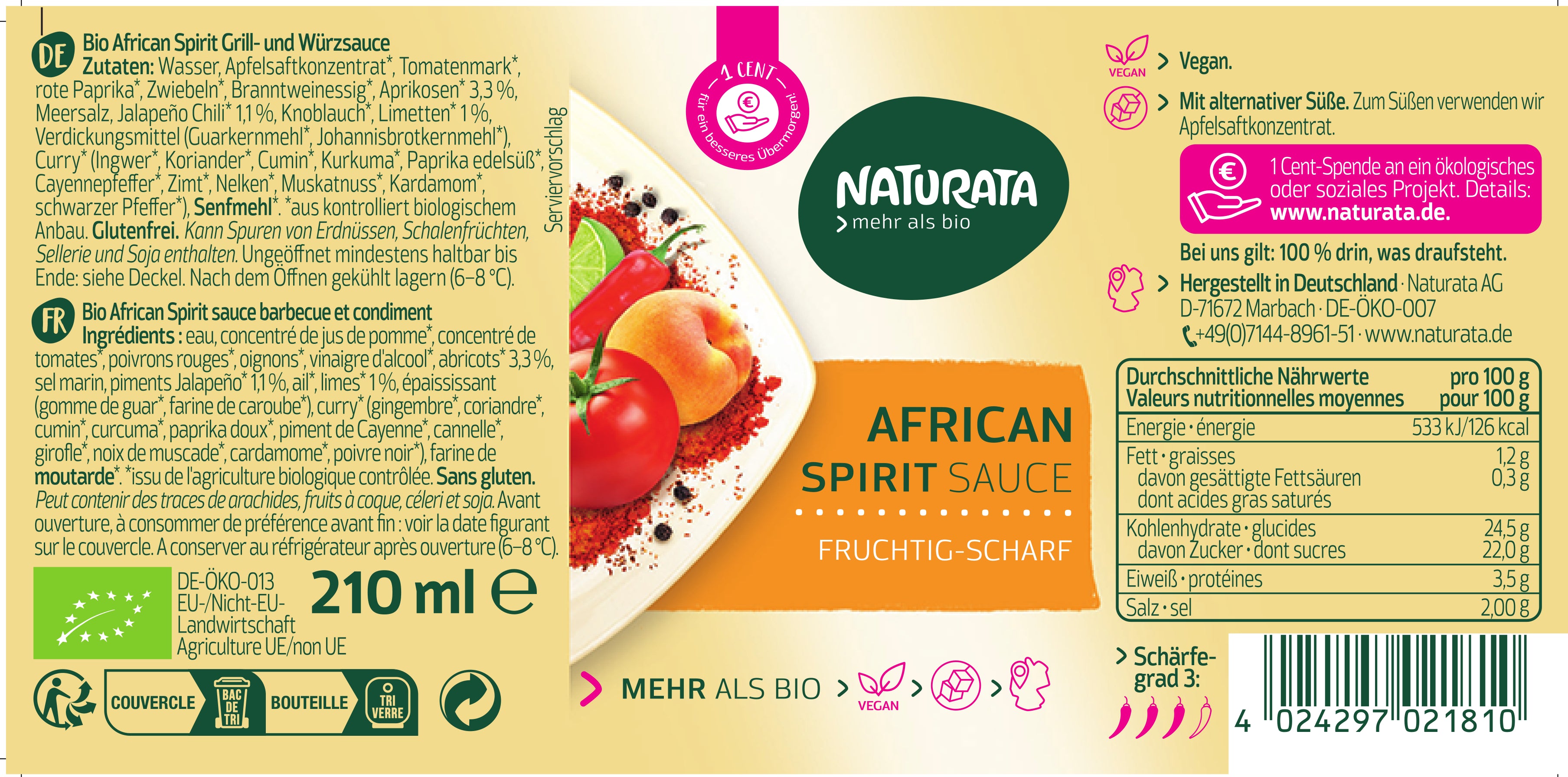 African Spirit Sauce 210 ml