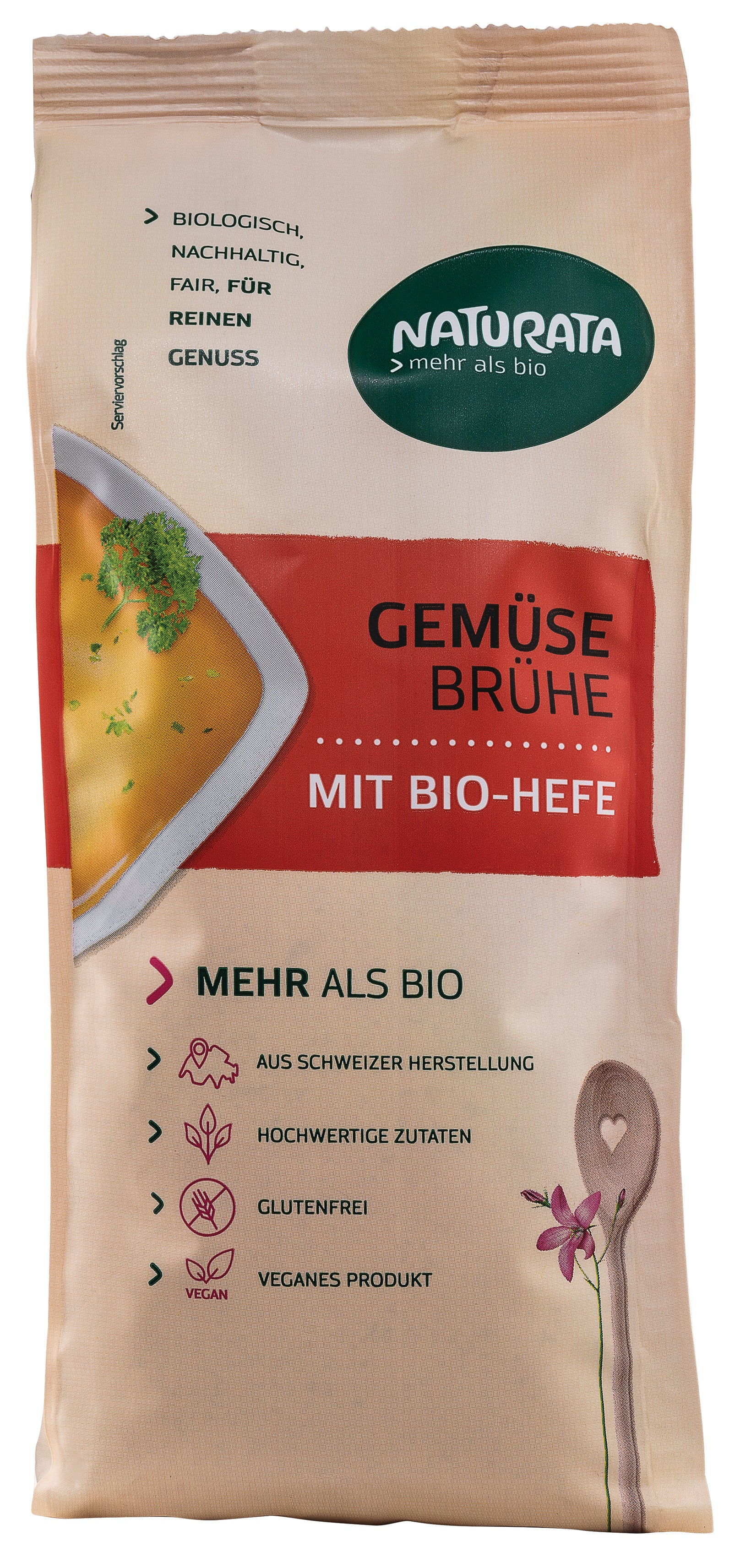 Gemüsebrühe mit Bio-Hefe NFB 500 g