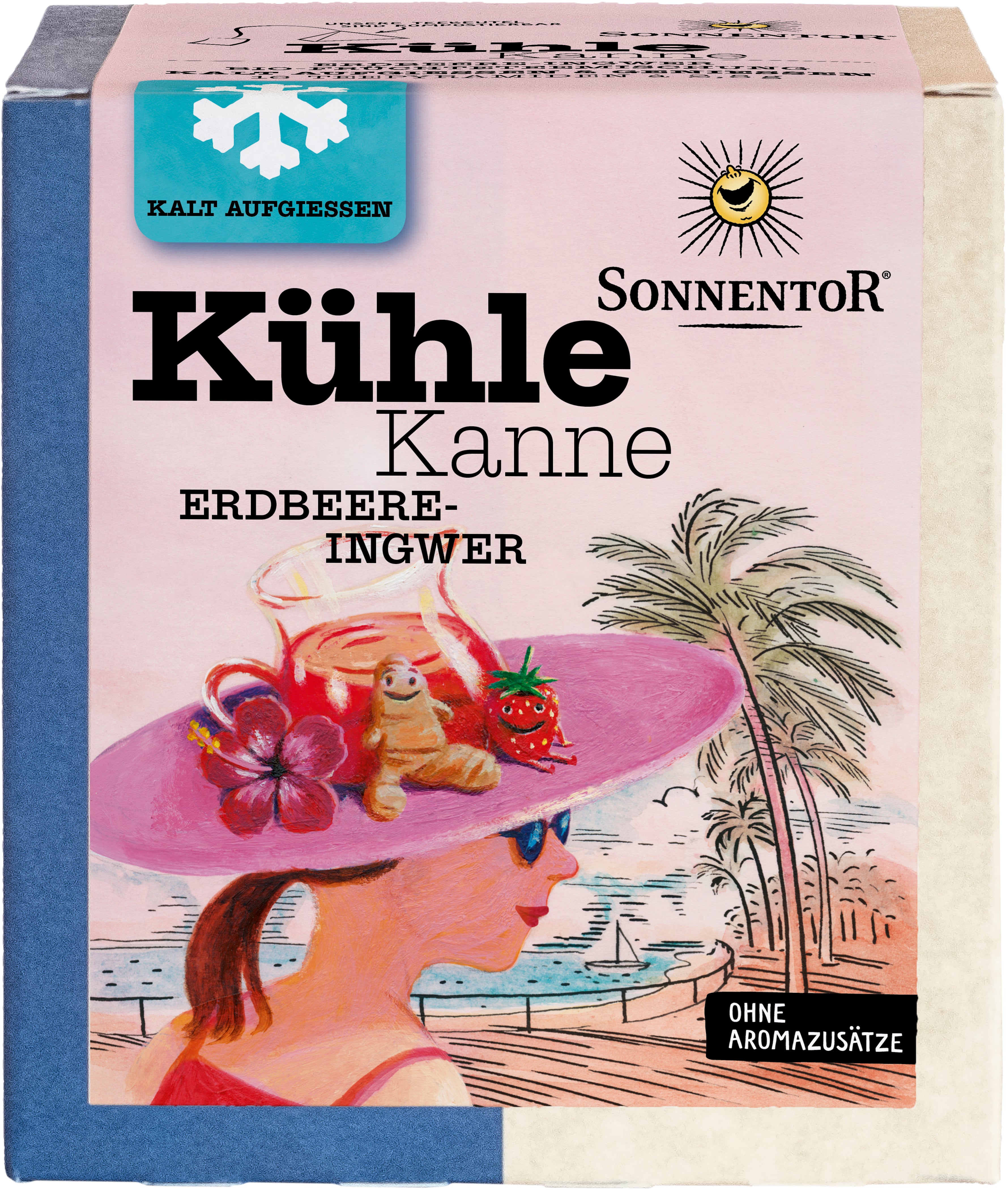 Kühle Kanne Erdbeer-Ingwer Tee 44,8 g