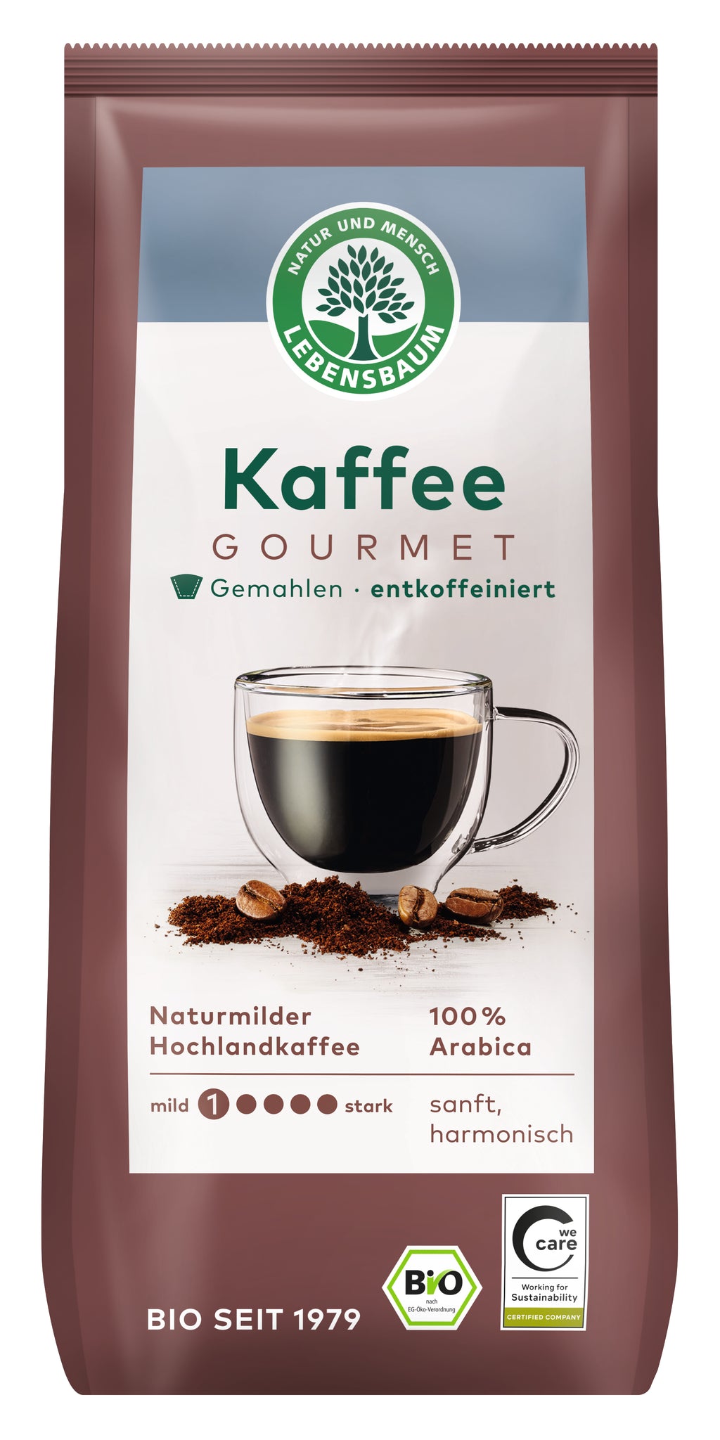 Gourmet-Kaffee gemahlen, entkoffeiniert 250 g