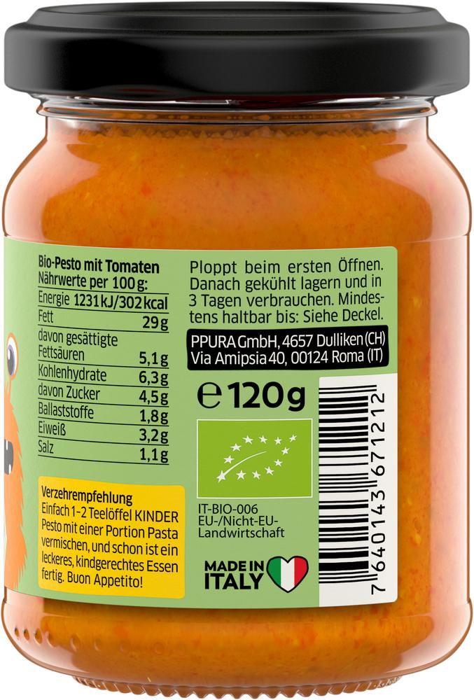 Kinder Mildes Pesto Rosso mit Frischkäse 120 g