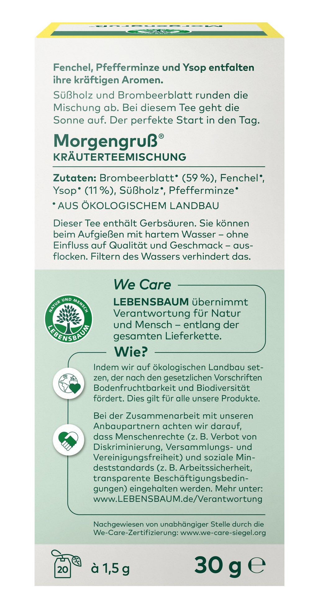 Morgengruß Kräutertee 30 g