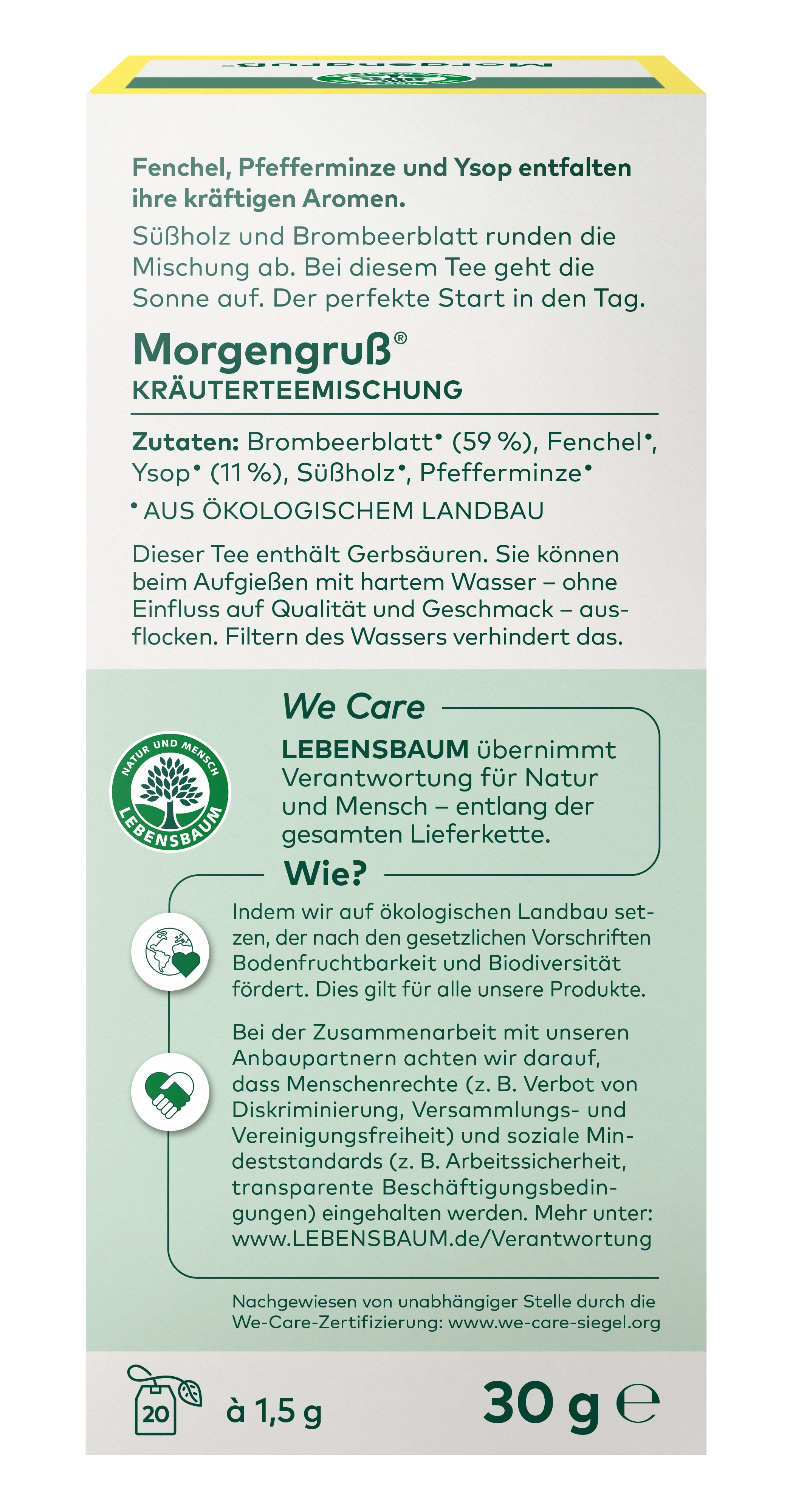 Morgengruß Kräutertee 30 g
