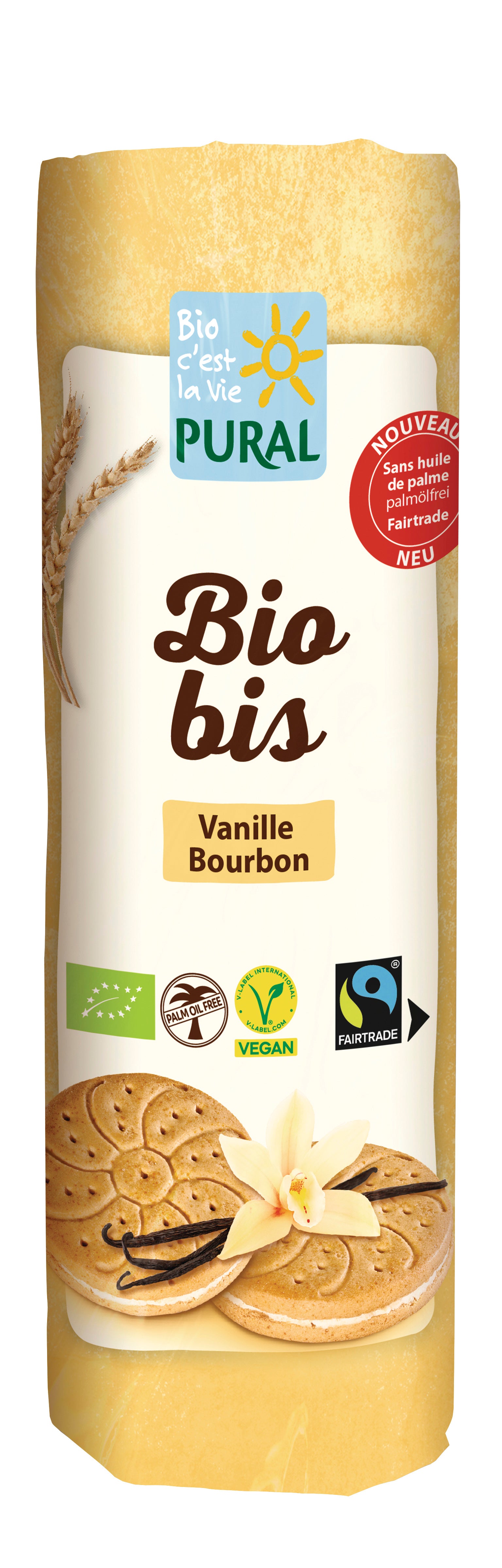 Biobis Weizen Doppelkeks mit Bourbon Vanillefüllun 320 g